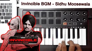 Invincible Instrumental BGM - Sidhu Moose Wala | Stefflon Don | The Kidd |Steel Bangelz | Sunny Rana