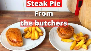 Steak Pie | Beef & Onion Pasty From the Butchers | taste Test | Food Review
