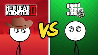 GTA V Gamers VS Red Dead Redemption 2 Gamers