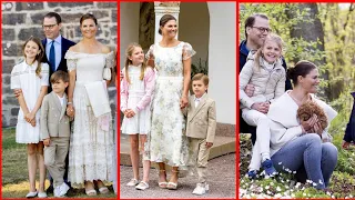 Crown Princess Victoria of Sweden stepped out with her family #royalfamily