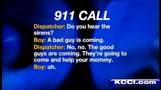 Police: Iowa 4-year-old's 911 call saves mom's life