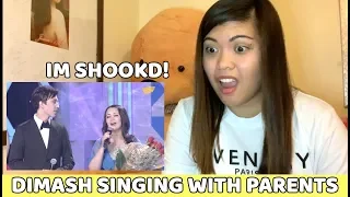 DIMASH SINGING WITH PARENTS || REACTION VIDEO