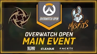 NIP vs Misfits - UB - Playoffs (Overwatch Open Europe Group Stage)