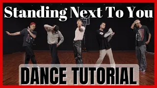 Jung Kook - 'Standing Next to You' Dance Practice Mirrored Tutorial (SLOWED)
