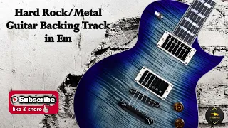 Hard Rock/Metal Guitar Backing Track in Em