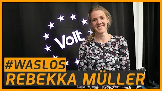 Eine Europäische Partei? Rebekka Müller über Volt, die EU, die aktuelle Politik uvm. | #WASLOS