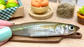 Wonderful 🔪 recipe for fish 🐋 ASMR cooked in delicious sauce in the miniature kitchen/ Mini Foods