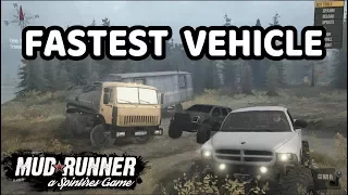 Spintires Mudrunner: Fastest Truck| Dodge RAM vs Ford Raptor