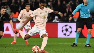 Man Utd stun PSG with last-gasp Rashford penalty