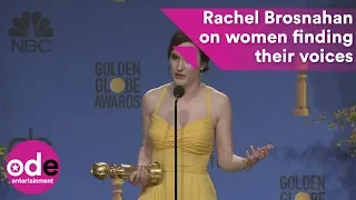 Golden Globes 2019: Rachel Brosnahan on women finding their voices