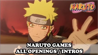 All Naruto Openings Intros (Naruto Video Games)
