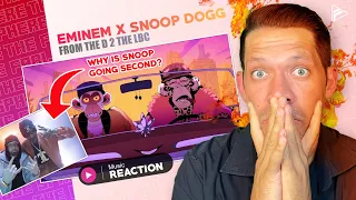 WHAT IS SNOOP DOING?! Eminem & Snoop Dogg - From The D 2 The LBC [Official Music Video] REACTION