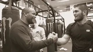 Khabib and Daniel Cormier Laughing at Dominick Cruz's Commentary #Khabib #UFC #MMA