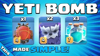 THIS YETI BOMB ATTACK IS UNSTOPPABLE!!! TH14 Attack Strategy | Clash of Clans