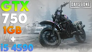 Days Gone Test On GTX 750 1GB | i5 4590 + GTX 750 1GB