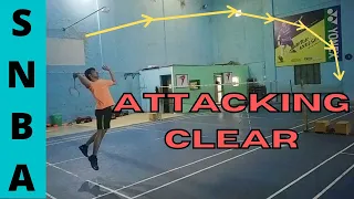 Badminton Attacking Clear | Badminton Training