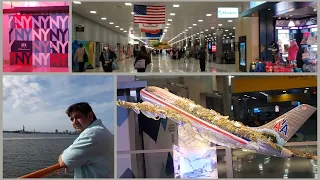 Walking Tour JFK Airport Terminal 8 American Airline New York | 5 Stars Airport | nydesitraveler