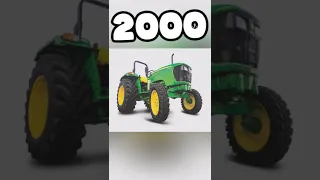 evolution jhondeer tractor (1950--2022) #shorts