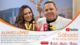 En Vivo: Entrevista con baterista de Luis Miguel - Álvaro López | Nadia Música | Vive Más Tv