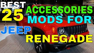 25 Different Accessories MODS You Can Install In Your JEEP RENEGADE For Interior Exterior