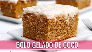 BOLO GELADO DE COCO SEM GLÚTEN E SEM LACTOSE