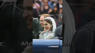 Interesting detail at William and Catherine's wedding #princewilliam #katemiddleton #crown #royal