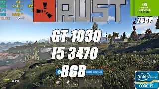 RUST GT 1030 I5 3470 8GB RAM