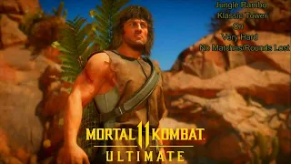 Mortal Kombat 11 Ultimate - Jungle Rambo Klassic Tower On Very Hard No Matches/Rounds Lost