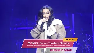 MONICA 90s CLASSICS STILL JAM IN 2022, Real R&B w/ Background Singers & Band @ R&B Rewind Nashville