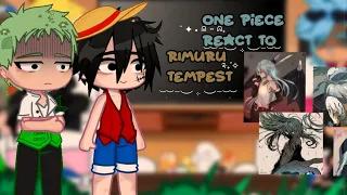 One piece react to rimuru tempest | my a.u | ༉‧₊˚✧