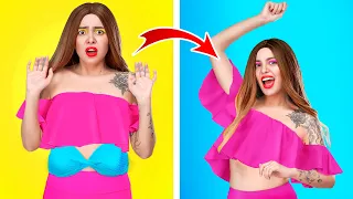 De NERD a POPULAR! Hacks de roupas e gadgets virais do TikTok | Popular x Nerd