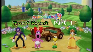 Mario Party 9: Toad Road - Party Mode - Gameplay - Part 1 - 1080p HD (With Commentary)