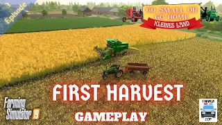 FIRST HARVEST - Kleines Land Gameplay Episode 3 - Farming Simulator 19