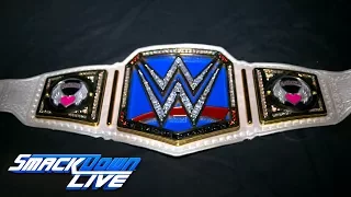 Natalya's custom plates are added to the SmackDown Women's Championship: Exclusive, Aug. 22, 2017