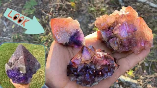 Amazing Amethyst Found in Canada!  Gemstone Crystal Mining at its best!!