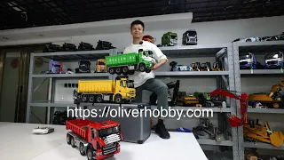 Unbox special painting 8x8 roll on& off hydraulic dumper, Benz cabin, 3 speed, diff lock, rear turn