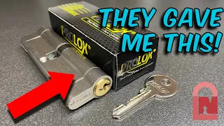 They Gave me a Lock! Prolox Euro Lock Pick and Gut