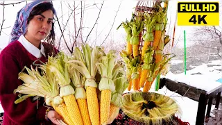 How to keep corn for 1 year? It's even tastier than fresh! Cooking canned corn in mountain village