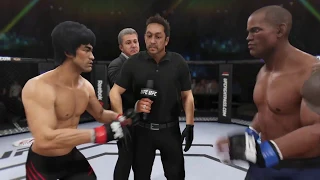 Bruce Lee vs. Hector Lombard (EA sports UFC 3) - CPU vs. CPU - Crazy UFC 👊🤪