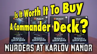 IS It Worth it To Buy A Markov Manor Commander Deck? | Magic: The Gathering Product Review
