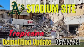 Las Vegas A's Tropicana Site Demolition 05 12 2025