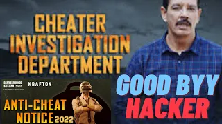 Good Byy Hackers | Bgmi | Cheater Investigation Department | Good Bye Cheaters |