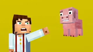 The Order of the Goons l Minecraft Story Mode (Funny Animation) 3D Re-Animated