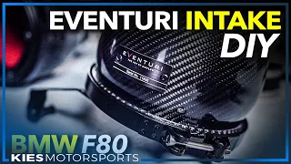 How to install an EVENTURI CARBON FIBER INTAKE on an F80 M3 | F82 M4 | F87 M2C (Best F80 Mods)