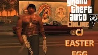 GTA 5 Online-Secret CJ Easter Egg! "Gta San Andreas" "Carl Johnson" Easter Egg! (GTA V Online)