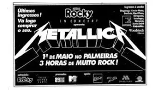 Metallica Live in São Paulo, Brazil May 1, 1993