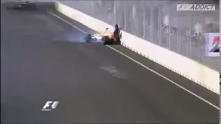 Nelson Piquet Jr crash Singapore 2008