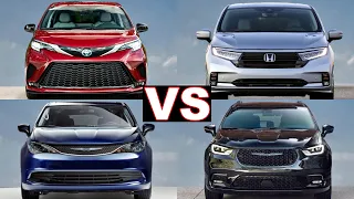 Top 5 Best Minivan To Buy Under $40k (2021) toyota sienna, honda odyssey, chrysler pacifica (review)