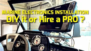 Marine Electronics Installation - DIY or Hire a Pro?