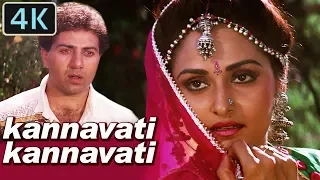 Kanna Vati Kanna Vati | Jaya Prada Sunny Deol | Veerta (1993) | Bollywood 4K Songs